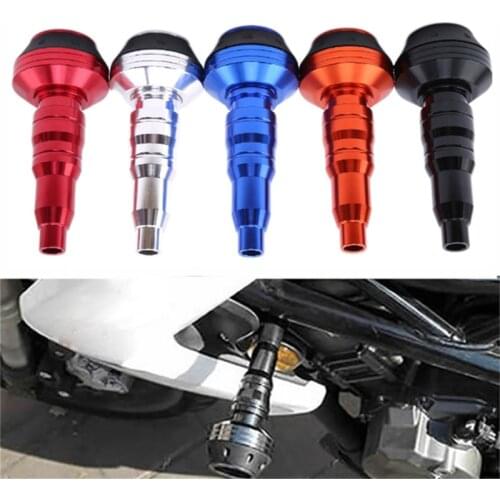Universal 1 Piece Motorcycle Falling Protectors Exhaust Frame Slider Anti Crash Pad Protector Durable