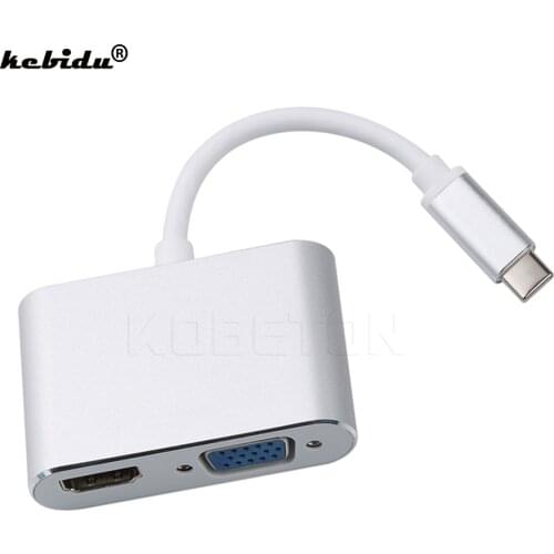 USB C HDMI-compatible VGA Adapter Type C to HDMI-compatible 4K for Thunderbolt 3 for Samsung Galaxy S10/S9/S8