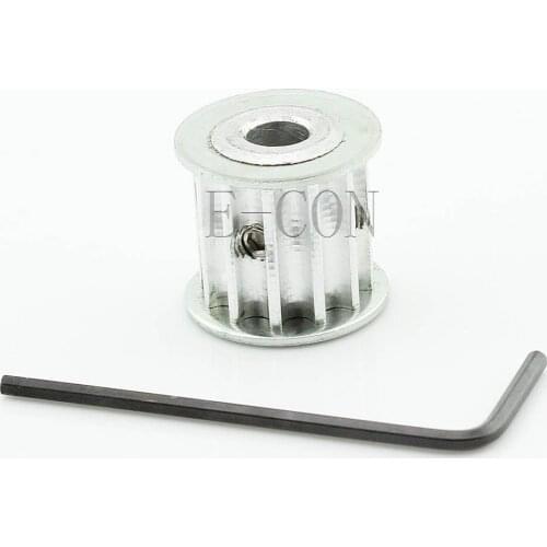 10pcs HTD5M12 Timing Pulley 12teeth Synchronization Alumium Bore 5mm/6mm/6.35mm/8mm Teeth Width 16mm for CNC Steper motor