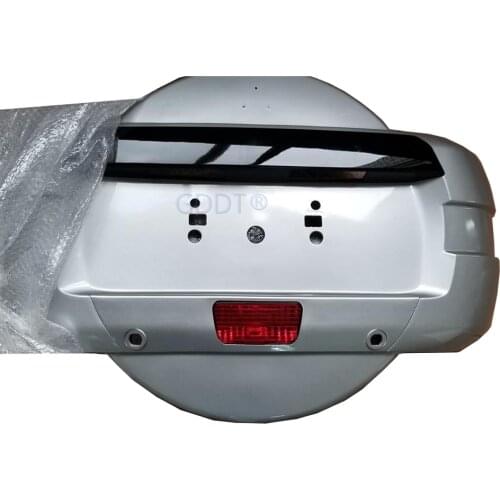 1 Pcs 2007-2013 Rear Spare Tire Cover for Pajero V97 V93 Tire Decoration Board for Montero V98 V95 V87 with Painting Fog Lamp