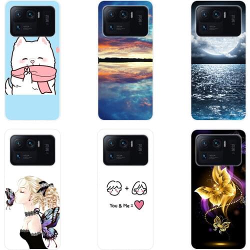 For Xiaomi Mi 11 Ultra Case Silicone TPU Phone Case On For Xiaomi 11 Ultra Case Soft Protective Cover