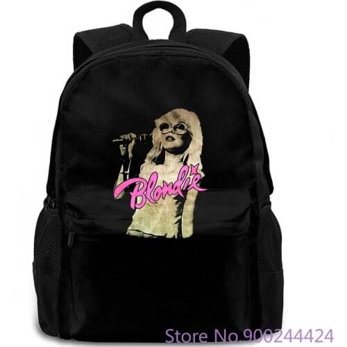 Blondie Cool Retro Old Band Black Classic Rock Band 1-A-090 Print Men backpack