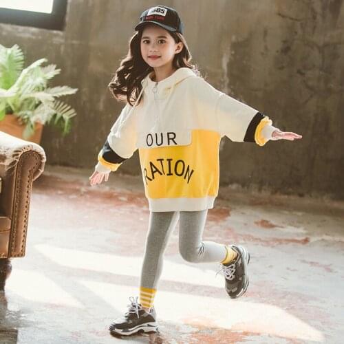 Childrens Sets 2020 Fashion New Girls Spring Long Sleeve Cotton Suit Boutique Girl Clothes Breathable Comfortable Clothes Suit
