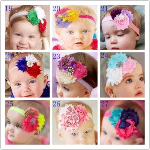 Fashion New Baby Headbands Young Girls Hairband Kids Elastic Hair bands Bowties Hair Accessories Yarn Hairpins Ribbons Combs H5