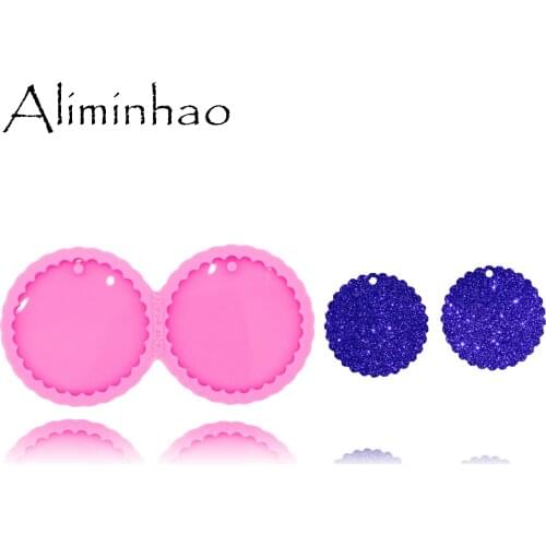DY0434 L/M/S Circle Shape Earrings Handmade DIY Epoxy Silicone Molds Fashion Jewelry Resin Craft Mould
