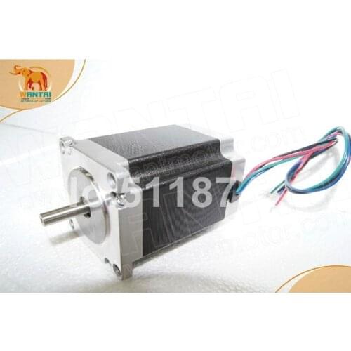 Hot Sale! Wantai 4-lead Nema23 Stepper Motor 57BYGH627 270oz-in 76mm 3.0A CE ISO ROHS CNC Router Grind Foam Mill Laser Printer
