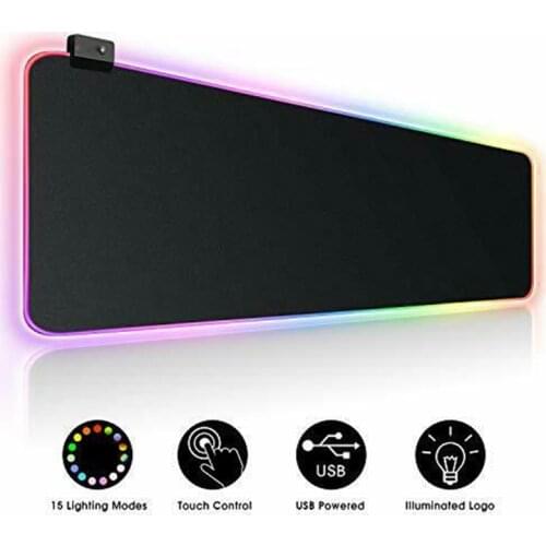 RGB Gaming Mouse Pad Large Mouse Mat Gamer LED Computer Keyboard Mouse Desk Large Mouse Pad with Backlight игровой коврик