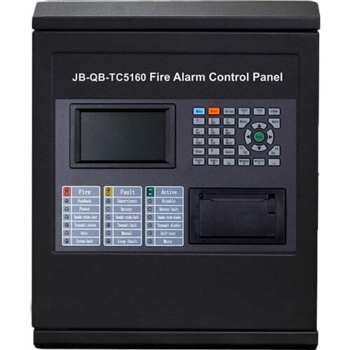 TC Addressable fire alarm control panel intelligent FACP only a loop for 64 /128/192/255 Addressable points
