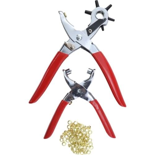 Two-piece Combination Of Solid And Practical Punching Pliers Belt Puncher Punching Pliers Rivet Pliers