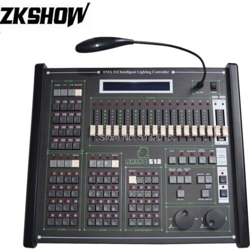 Rhino 512 Console Controller for Stage DJ Disco Party Lighting Equipment Stand 2000 Vrmms Easy to Edit and Handle with LED Lamp
