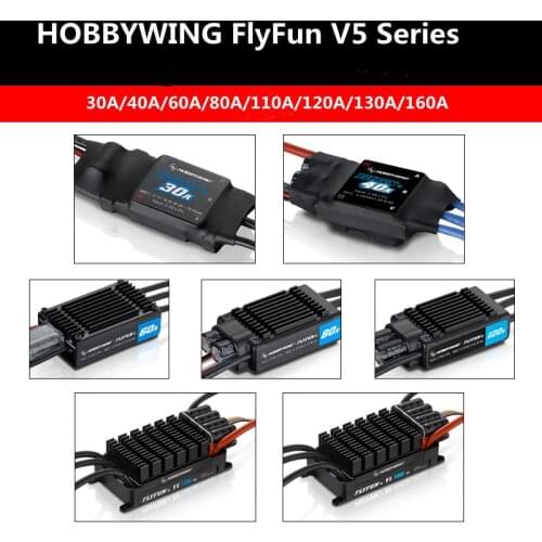 Hobbywing FlyFun-60A 60A ESC Brushless Speed Controller for 500 Class heli sports,50 class fixed-wing airplane