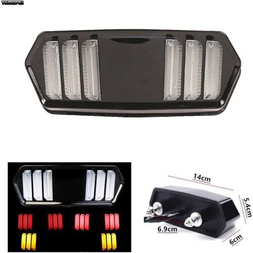 12V Motorcycle Indicators LED Turn Signal Light Handlebar Signal lamp Amber Red Blue ForHonda MSX125 CBR650F CTX700 CTX700N