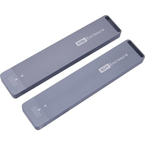 M2 SSD Case NVME Enclosure M.2 to USB TYPE-A 3.1 SSD Adapter for NVME PCIE M Key NGFF SATA B Key SSD Disk Drive Box M.2 SSD Case