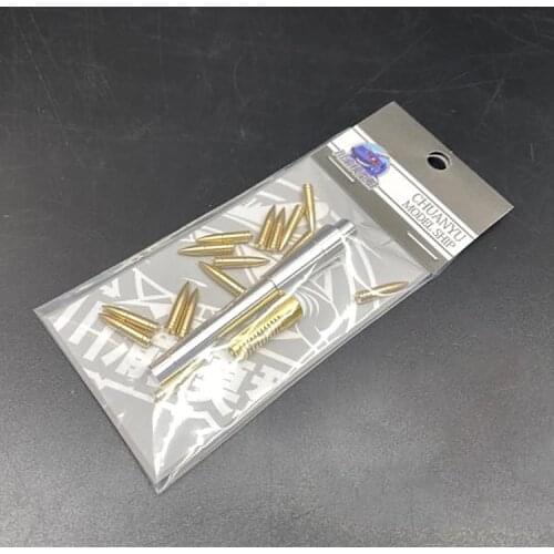 Metal Retractor Barrel + Shell Muzzle Brake Barrel Kits for 1/35 Tamiya 35303 JSU-152 Tank Model Kits