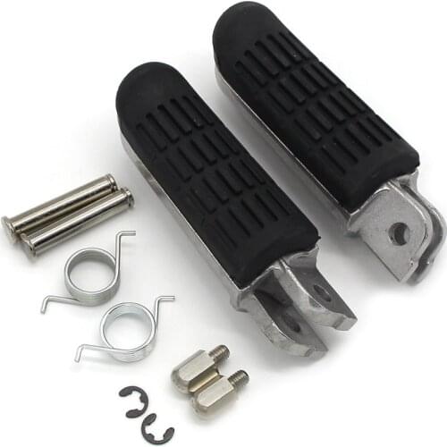 Motorcycle Footrests Foot pegs Front For Honda CB900 NTV650 CBF1000 CBF600S CBF600 CBF500 CBR1000F CBR500F NT400 NTV600 NT650