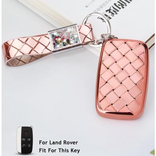 Soft TPU Car Key Case Shell Protector Skin For Land Rover 4Evoque/Discovery 2 3/Vogue/X8/XFR/LR4/Jaguar XK XKR/F-Pace S-type