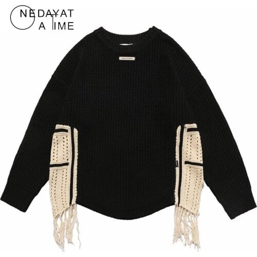 NEDAYATAIME Men's Knitted Pullovers