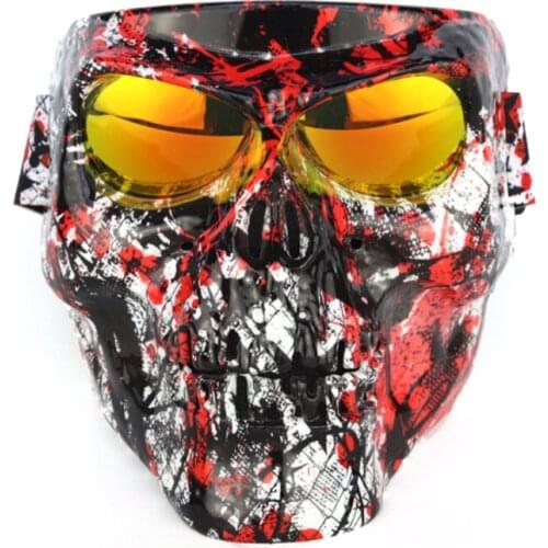 New Motorcycle Goggles Face Mask Men Women Windproof Goggles Mask Snowboard Skiing Riding Eyewear Motorcycle Protective Gear