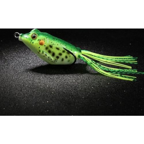 Sougayilang 3Pcs Frog Fishing Lure Crankbait Topwater Fishing Bait Sharp Hooks Simulation for Bass Saltwater Freshwater Fishing