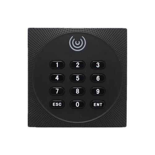 RFID readerIP64 waterproof smart card reader with keypad and led 125k weigand 26/34 format output smart ID/EM reader sn:KR602
