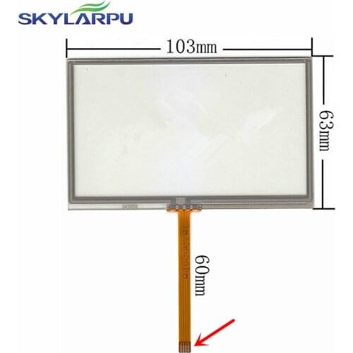 Skylarpu 4.3-inch 4 wire 103mm*63mm Resistive Touch Screen Panel 103*63mm touch screen digitizer panel Handwritten screen