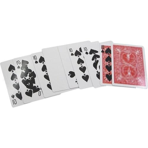 Super Fast Card Printing Card Presto Printo Close Up Magic Trick Street Prop Poker Card Illusions Gimmick Comedy Kids Magic Toys