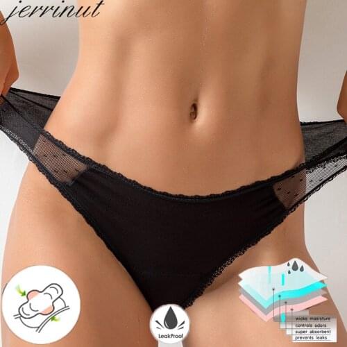 Menstrual Panties For Women Underwear Four Layers of Leak-proof Physiological Period Panties Antibacterial Briefs Breathable