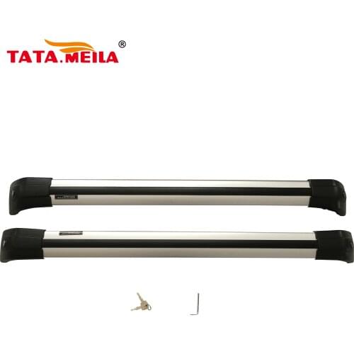 TATA.MEILA Universal Cross Bar Fits Car With Raised Roof Rack aluminum alloy roof bar, Shark Style