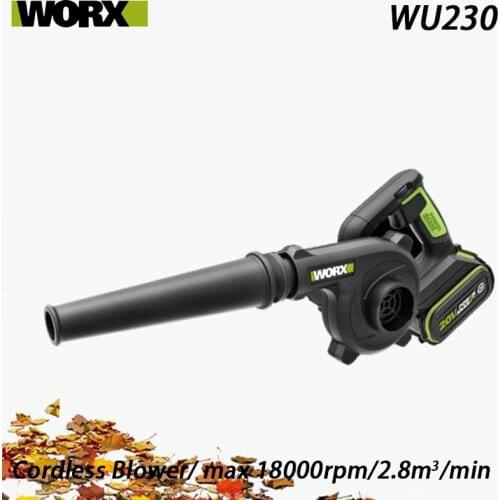 WORX Bolwer WU230 rechargeable lithium battery small dust collector Share 20v Battery Platform