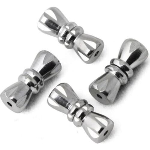 10Pcs Dull Silver Screw Clasp Barrel Screw Clasps For Bracelet Necklace Jewelry Making Findings Hole 1mm
