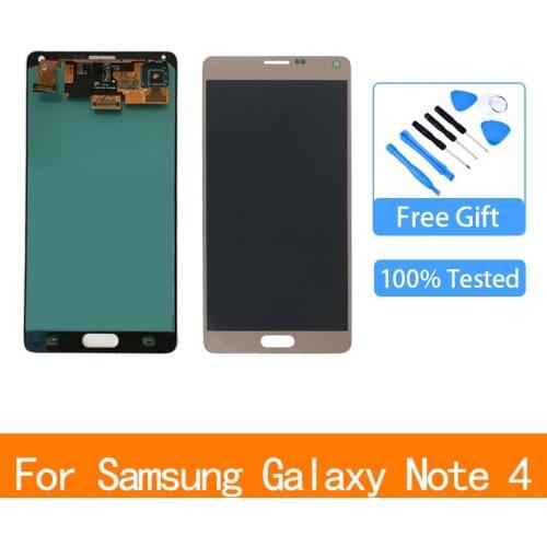 5.7'' LCD Display Touch Screen Digitizer Assembly for Samsung Galaxy Note 4 N910 N910A N910F Pantalla Repair Parts