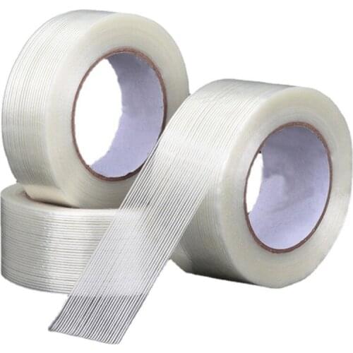 1 Piece Grid Fiber Tape Model Super Strong Mesh Single-Sided Tape Wear-Resistant Glass Fiber Strong Reinforced Tape