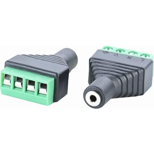 10pcs/lot 2.5mm Stereo Headset 4 pole 2.5 mm Female Audio Jack Connector