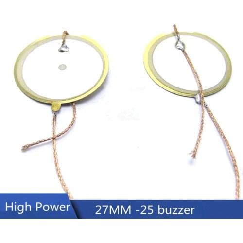 2Pcs/lot 27MM -25 / 21.5 piezoelectric ceramic double-sided buzzer ultrasonic Piezo Ceramic High Power buzzers