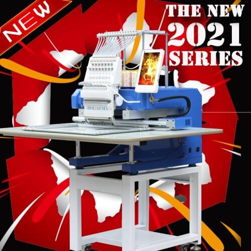 Good as japan machine///HOLiAUMA HO1501N 1 single head 15 needles commercial multi function 3d sequin cording embroidery machine