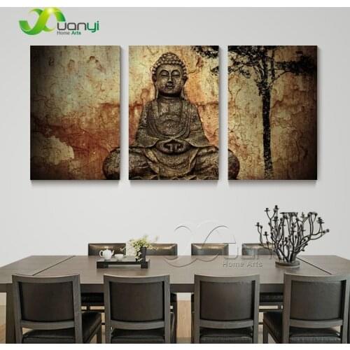 Abstract Buddha Status Canvas Painting Poster And Print Canvas Wall Picture For Living Room Cuadros Buddha Decoration Unframed