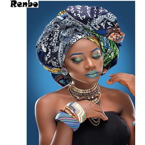 5D DIY Diamond Embroidery,African woman foto Diamond Painting,puzzle picture,Cross Stitch,3D,Diamond Mosaic, Full Square Round