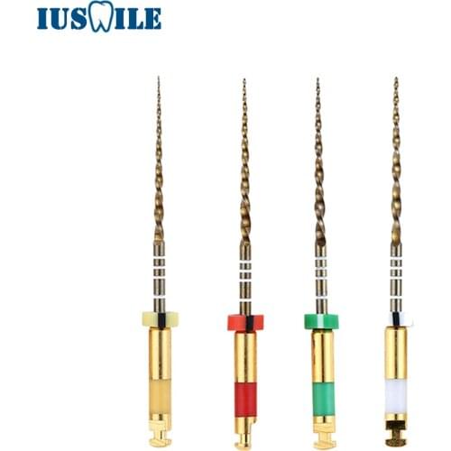 4 pcs/pack Dental Niti W One Gold With Heat Activation Endodontic Files For Root Canal Treatment Endo Dentist Tool