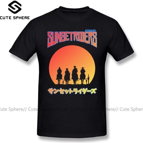 Metal Slug T Shirt Sunset Riders T-Shirt Graphic Short Sleeve Tee Shirt Cute Male Classic 6xl Cotton Tshirt