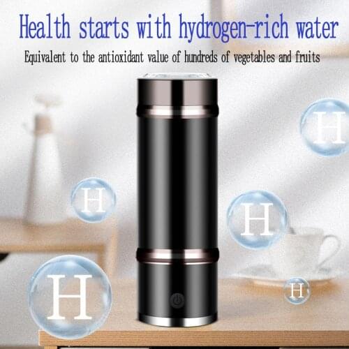 SPE/PEM Hydrogen Rich Generator Water Ionizer Bottle Stainless Steel Alkaline Thermal Cup Ozone Residual Chlorine Exhaust