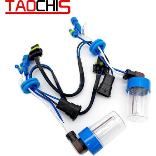 Taochis HID headlight 12v 35w xenon lamp H8 H9 H11 Replacement bulbs DIY modify headlamp fog lights 3000k 4300k 5000k 6000k