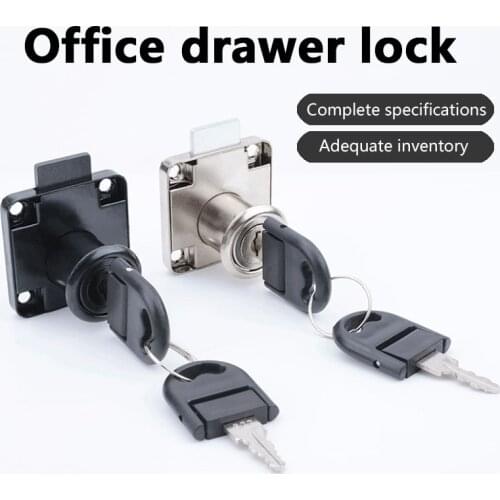 128-22 Drawer Lock Wardrobe Cabinet Cam Locks With 2 Keys Furniture Door Hardware For Office Desk Letter Box Mailbox