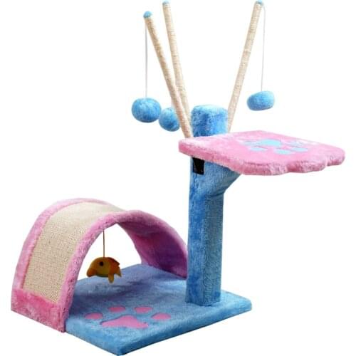 Small Cat Climbing Frame Falling Fish Toys Cat Tree Cat Claw Board Cat Litter Cat Supplies Cat Toys