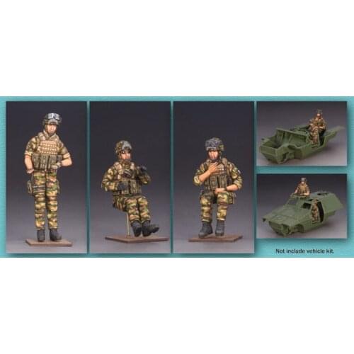 1/35 Resin Model Building Kit Figure French crew