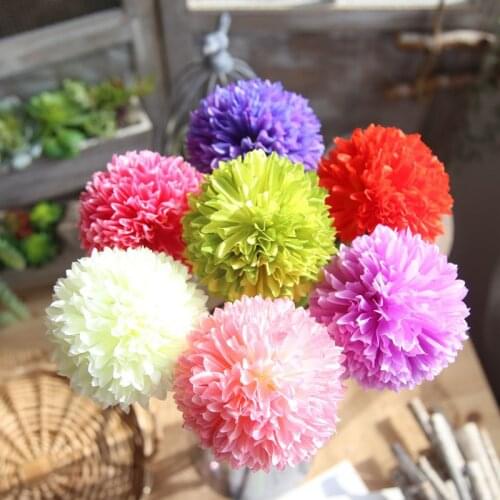 Fashion Artificial Flower Hydrangea Flower DIY Garden Home Wedding Party Decoration Rose Bride Bunch Accessories Fake Flower