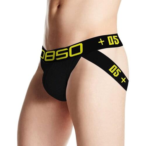 Mens Underwear Cueca Gay Jockstrap Men Thong Cueca Tanga Cotton Breathable Male Panties Comfortable Underpants Soft Penis Bag