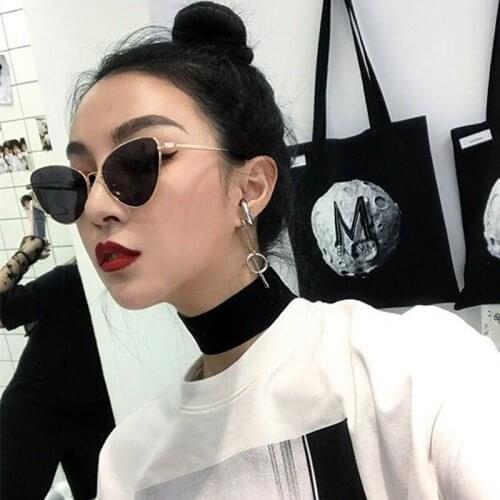 Sexy Small Vintage Cat Eye Sunglasses Women Vintage Red Black Sun Glasses Female Ladies Cateyes Sunglass 2018 Retro Glasses