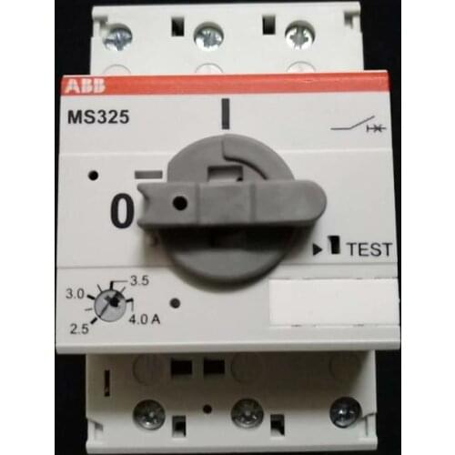 Original new ABB Motor Protection Circuit Breaker MS325-4 (2.5-4.0A)82300904 warmly for 1 year 1pcs