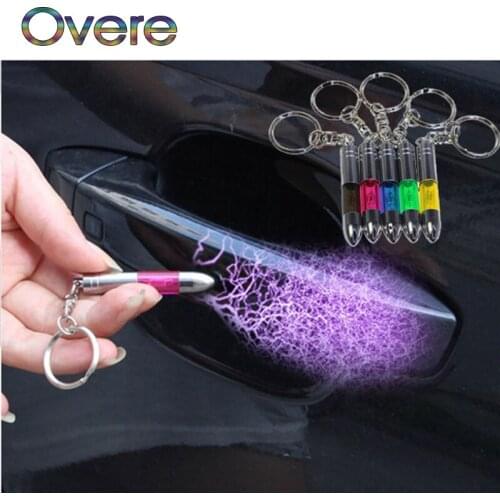 Overe 1PC Car Anti Static Keychain Key ring Styling For Ford Focus 2 3 Fiesta Mondeo MK4 Ranger Toyota Corolla chr RAV4 yaris