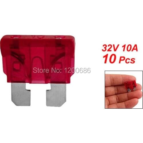 32V 10A Middle Size Blade Fuse Auto Automotive Car Boat Truck Blade Fuse